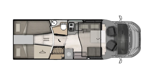 Mc4 870 PIANTA GIORNO(con letto basculante)