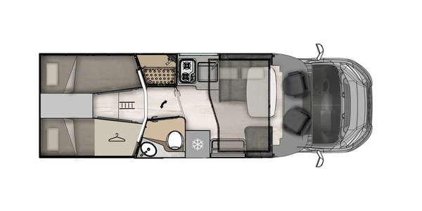 Mc4 873 PIANTA GIORNO(con letto basculante)